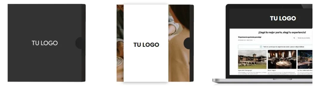 Box, díptico y catálogo con tu logo